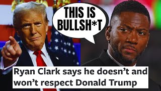 ESPNs Ryan Clark SLAMS Donald Trump Over Election After Getting BACKLASH From His Followers [upl. by Yenitsed]