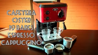 Cafetera Oster 19 bares para Espresso y Cappuccino ¿Cómo funciona  Lalo Vive [upl. by Keldon466]