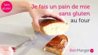 Recette du pain de mie sans gluten  Recette sans gluten [upl. by Severin613]