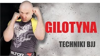 Techniki BJJ Gilotyna  Guillotine choke Strefa Sztuk Walki [upl. by Salmon]