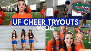 UF CHEER TRYOUTS VLOG  University of Florida Cheerleading Tryouts 2023 [upl. by Salangia]