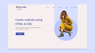 How To Make A Website Header Using HTML And CSS  Create Website Design With HTML amp CSS [upl. by Mandler864]