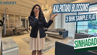 Kalpataru Group Pune  3 BHK Sample Flat Tour  Kalpataru Blossoms Sinhagad [upl. by Anelad]