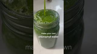 make your own chlorophyll water howto [upl. by Aluk]