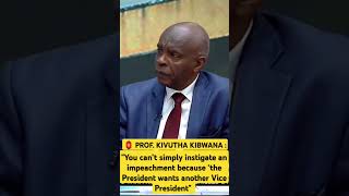 Prof Kivutha Wibwana On Gachagua Impeachment CitizenTV Impeachment DayBreak CitizenDaybreak [upl. by Ardnuasal]