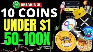 Top 10 Crypto Coins Will Make Millionaires BEST CRYPTO TO BUY NOW UNDER 1 In 2024 [upl. by Keelin]