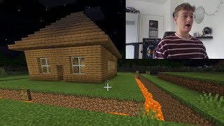 Building my First Minecraft House [upl. by Hebrew]