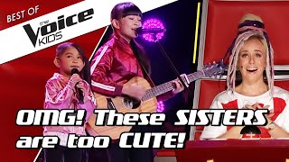 TOP 10  The CUTEST SIBLINGS sing together in The Voice Kids [upl. by Dinesh785]