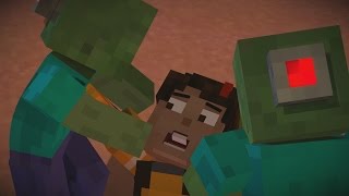 Minecraft story mode episode 4 part 2 making petra remember everything [upl. by Amii]