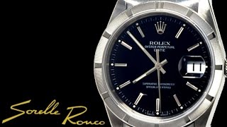 Rolex Date Black Dial 34mm [upl. by Babby]