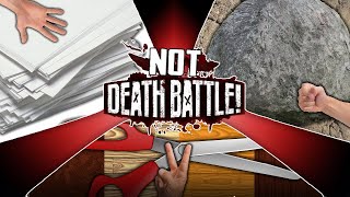 Paper VS Scissors VS Rock  NOTDeath Battle Episode 9 [upl. by Llohcin]