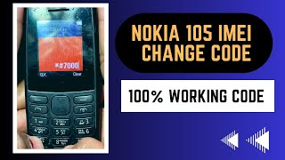 Nokia 105 imei Change Code invalid amp Emergency Done [upl. by Yhpos]