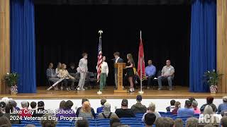 Lake City Middle School 2024 Veterans Day Ceremony [upl. by Jule889]