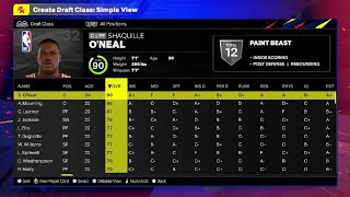 NBA 2K25 1992 Draft Class [upl. by Ralston]