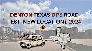 Denton Texas DPS Road Test  DL New Location 2024  Dash Cam Video dps dmv dentontexas [upl. by Yevad975]