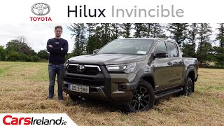 Toyota Hilux Invincible Review  CarsIrelandie [upl. by Okihcim925]