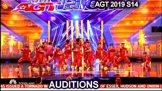 VUnbeatable Dance Group from India GETS STANDING OVATION  Americas Got Talent 2019 Audition [upl. by Joktan]