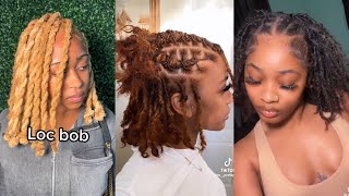 Cute Loc Hairstyles  Loc Hairstyles Compilation 2023 [upl. by Eloc654]