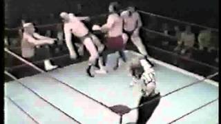 1970s 33 Sam Bass vs Tommy Gilbert Memphis Wrestling [upl. by Ibib]