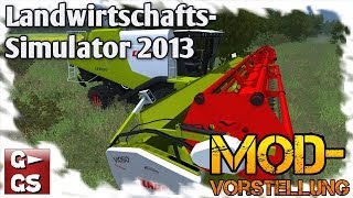 LS13 Mod Claas Lexion 750 mit Autopilot Modvorstellung Landwirtschafts Simulator 2013 [upl. by Eniarda]