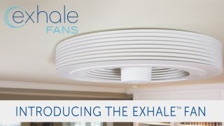 Exhale Fans Launches Its Bladeless Ceiling Fan On Indiegogo [upl. by Anavlys]