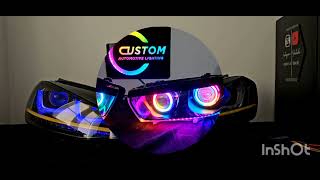 custom rgb led car lights [upl. by Rosmunda785]