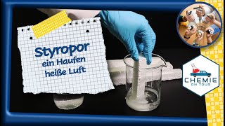 Styropor – ein Haufen heiße Luft  Chemie On Tour [upl. by Friedrich393]