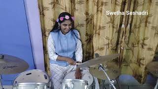 Vaasamilla Malaridhu  Oruthalai Ragam  TR  SPB  Drum Cover  Swetha Seshadri [upl. by Riha]