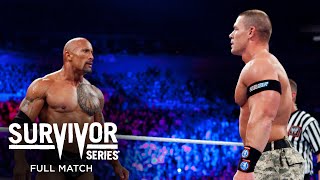 FULL MATCH  John Cena amp The Rock vs The Miz amp RTruth Survivor Series 2011 [upl. by Engedi]