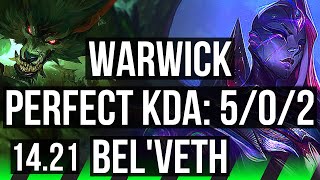 WARWICK vs BELVETH JGL  500 games  KR Master  1421 [upl. by Ivy]