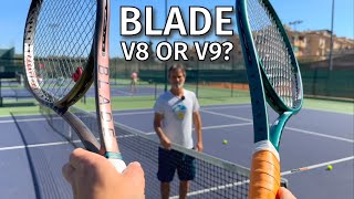 Wilson Blade 104 V9 review and V8 comparison [upl. by Wappes118]