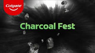 Colgate Charcoal Festival Natural Extracts 15 sec [upl. by Ynohtnacram]