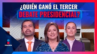 Tercer debate presidencial 2024 Representantes de los candidatos hablan del tema  Francisco Zea [upl. by Laro]