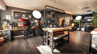 I Built My Dream Office Workspace Tour 2023 [upl. by Nulubez]