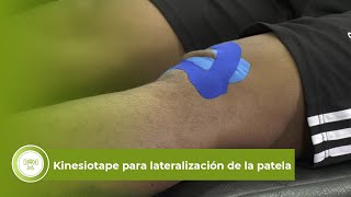 Kinesiotape para lateralización de la patela [upl. by Helenka938]