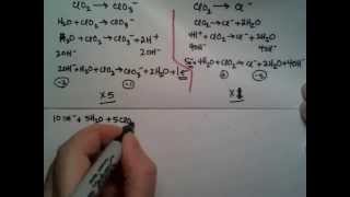 Balancing redox in aqueous solution [upl. by Ainotal]