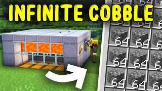 EASIEST COBBLESTONE FARM Minecraft 121 Java amp Bedrock [upl. by Zsolway]