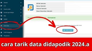 Cara tarik data didapodik 2024a [upl. by Antipus]