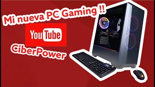 Mi Nueva PC Gaming  Unboxing de PC CyberpowerPC [upl. by Luane]