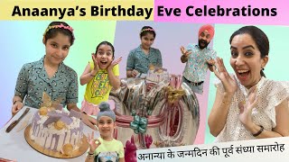 Anaanya’s Birthday Eve Celebrations  RS 1313 VLOGS  Ramneek Singh 1313 [upl. by Kappenne]