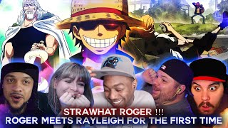 Roger Meets Rayleigh For The First Time  Strawhat Roger  Reaction Mashup [upl. by Aicirtan]