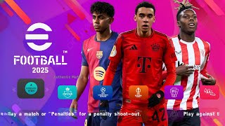 eFOOTBALL PES 2025 PPSSPP FULL TRANSFERS 20242025 ENGLISH VERSION 🔥 CAMERA PS5 BEST GRAPHICS 🔥 [upl. by Isia]