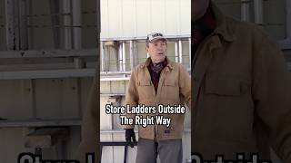 Store Ladders Outside The Right Way ladder diy ideas ranch ideas farmtools farm smart [upl. by Ronda]