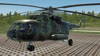 Mi  8 Mi  17 helicopter startup [upl. by Llenrub640]