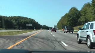 driver view I71 south in Ohio from mile marker 208 to I270 in Columbus on 82613 part 2 of 2 [upl. by Naashar349]