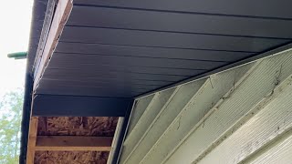 DIY How to install soffit and fascia [upl. by Needan681]