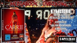 Unboxing  CARRIE  4K Mediabook von Capelight [upl. by Sherr]