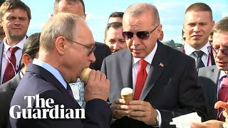 Putin buys an ice cream for Erdoğan Will you pay for me too [upl. by Paley]