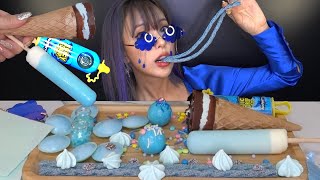 파란색 좋아하는 사람 블루 디저트 먹방 💎BLUE DESSERT MUKBANG PARTY [upl. by Oina]