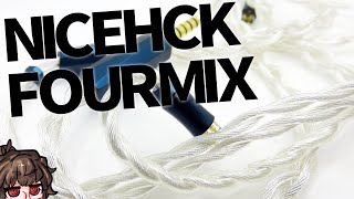 NICEHCK Fourmix  特殊な銀と銅の組み合わせ！4種類の線材を使ったケーブル！ [upl. by Denyse]